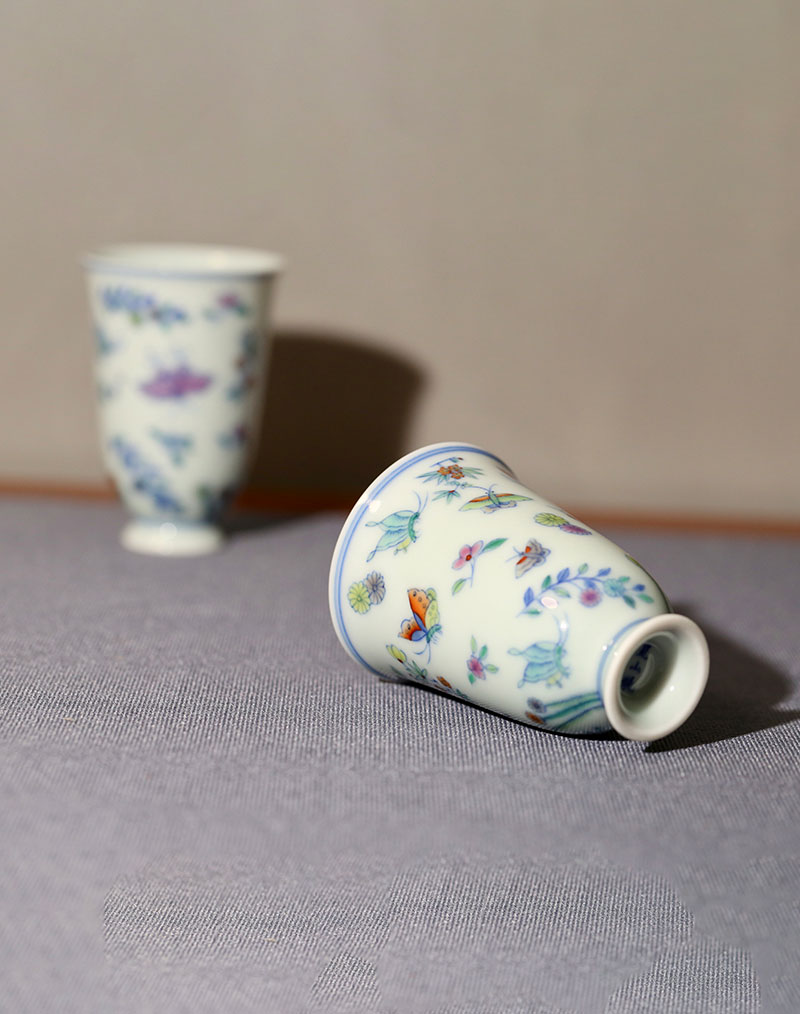 详情7104584斗彩蝶恋花闻香杯_07