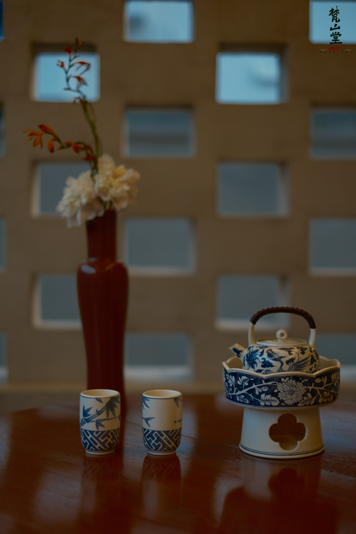 梵山堂苏打釉海棠酒精炉x1