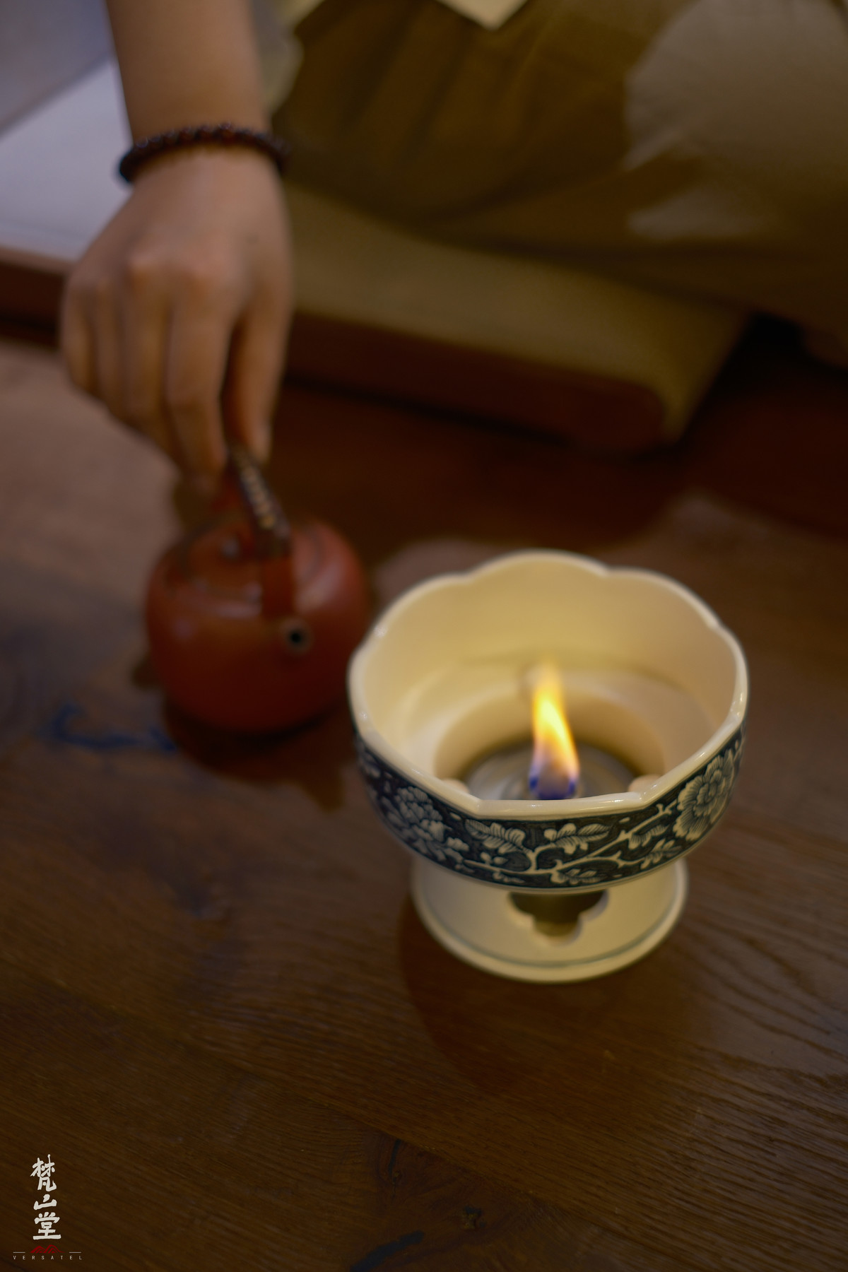 梵山堂苏打釉海棠酒精炉x3