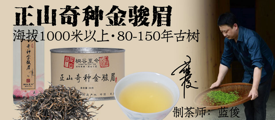 正山奇种金骏眉 2026年头采 桐木关1000米以上海拔80-150年老树纯奇种原料